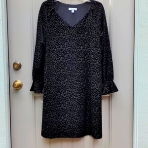 Nine West Leopard Burnout Shift Dress New 10